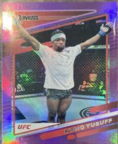 Sodiq Yusuff 2022 Panini Donruss UFC Base #158 Purple Flood