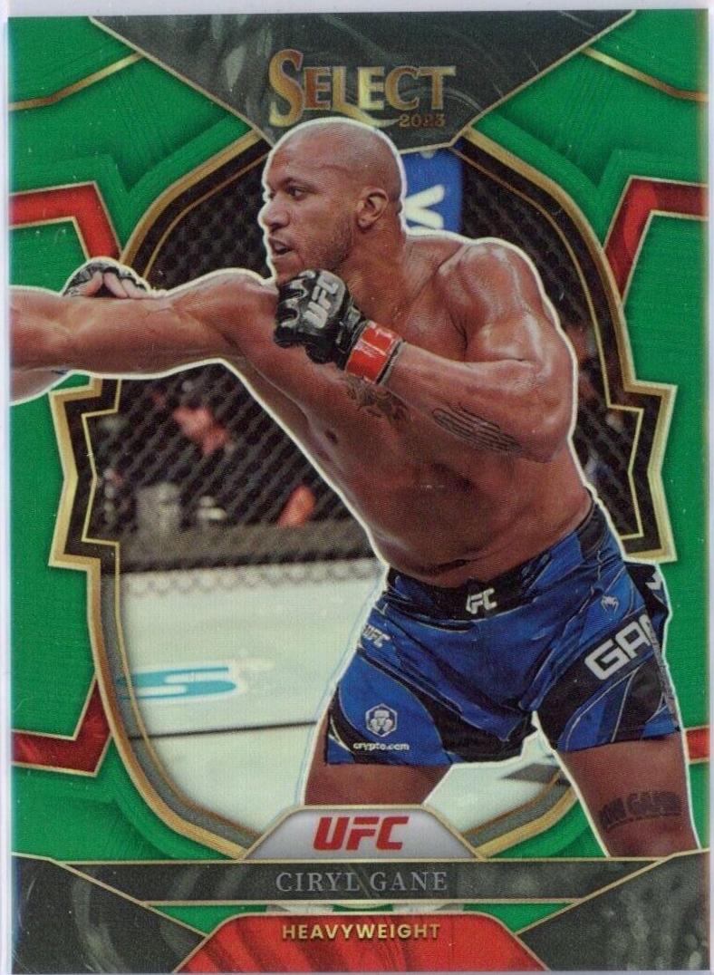 Ciryl Gane 2023 Panini Select UFC Concourse #95 Green