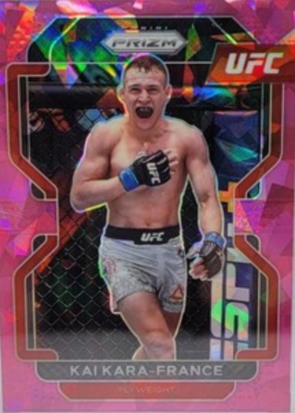 Kai Kara-France 2022 Panini Prizm UFC Base #156 Pink Ice