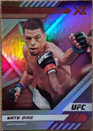 Nate Diaz 2021 Panini Chronicles UFC Base XR #192 Pink