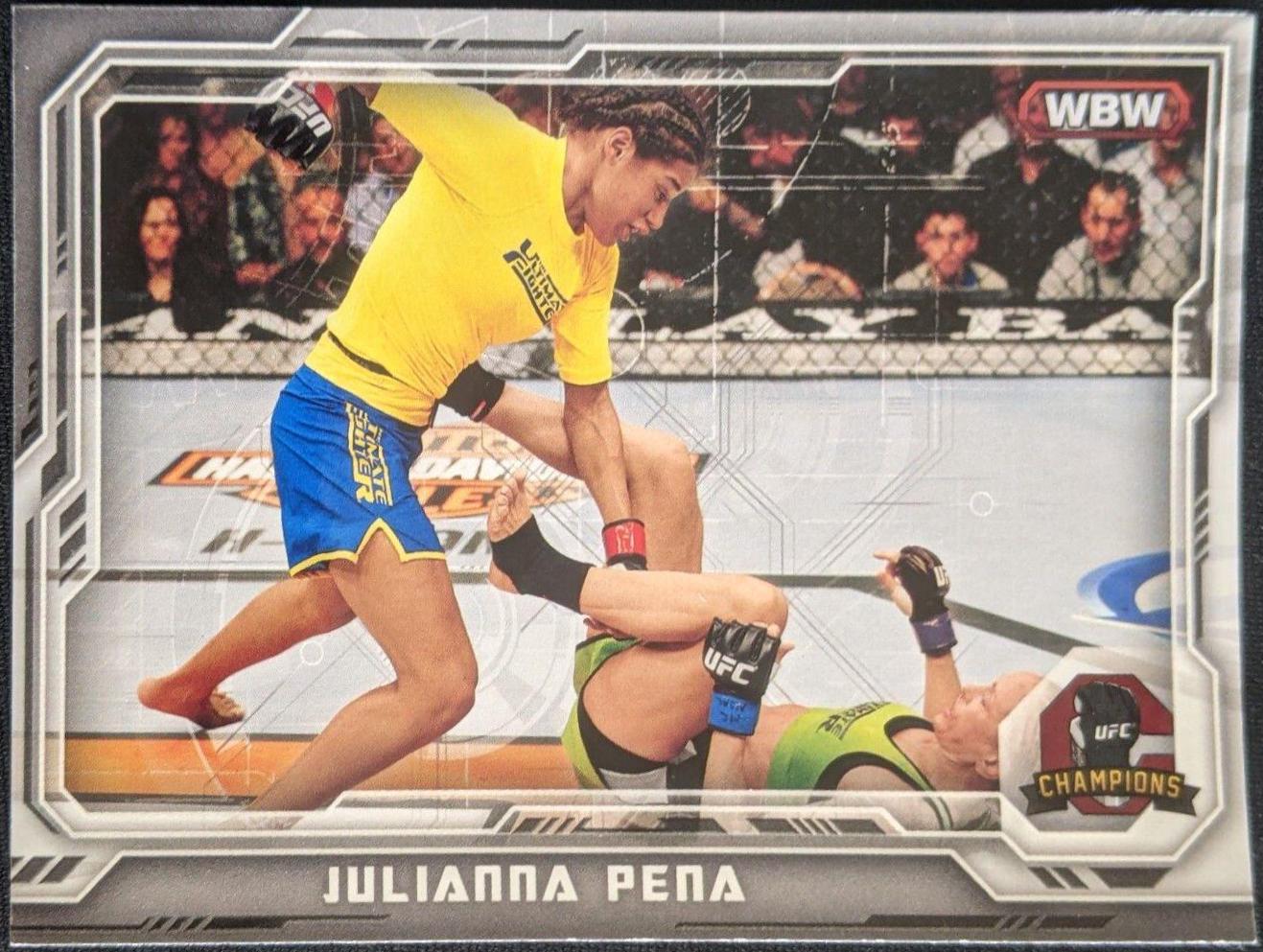 Julianna Peña 2014 Topps UFC Champions Base #10 Silver