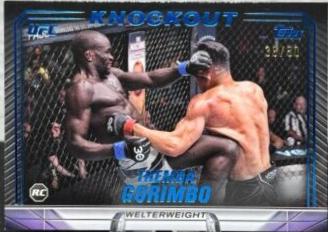 Themba Gorimbo 2024 Topps Knockout UFC Base #62 Blue