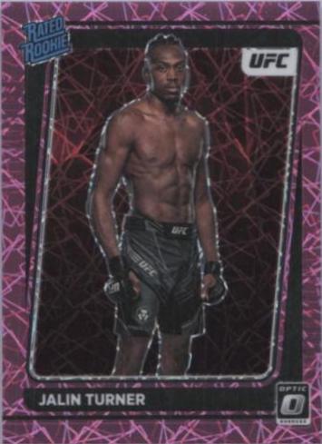 Jalin Turner 2022 Panini Donruss Optic UFC Base #114 Pink Velocity