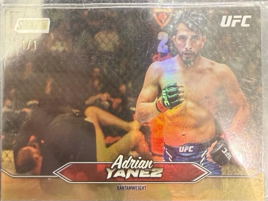 Adrian Yanez 2025 Topps Stadium Club UFC Base #84 Gold Rainbow