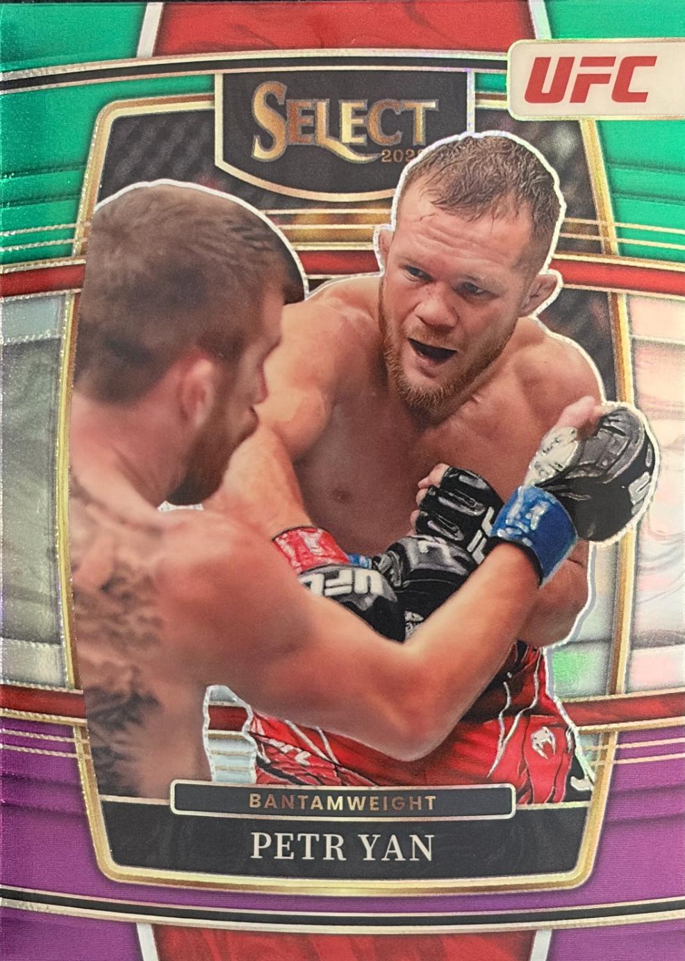 Petr Yan 2022 Panini Select UFC Concourse #7 Green and Purple
