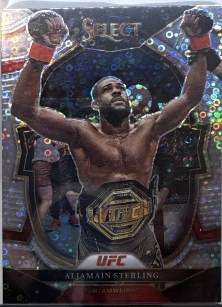 Aljamain Sterling 2023 Panini Select UFC Concourse #58 Disco