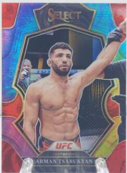 Arman Tsarukyan 2023 Panini Select UFC Premier Level #188 Tie Dye