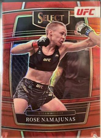 Rose Namajunas 2022 Panini Select UFC Concourse #77 Red