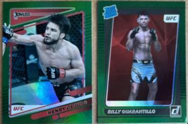 Billy Quarantillo 2022 Panini Donruss UFC Base #201 Green
