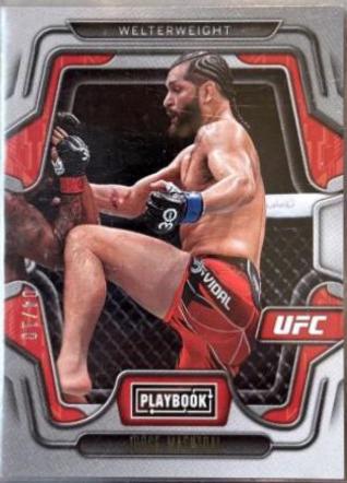 Jorge Masvidal 2023 Panini Chronicles UFC Base Playbook #114 Gold
