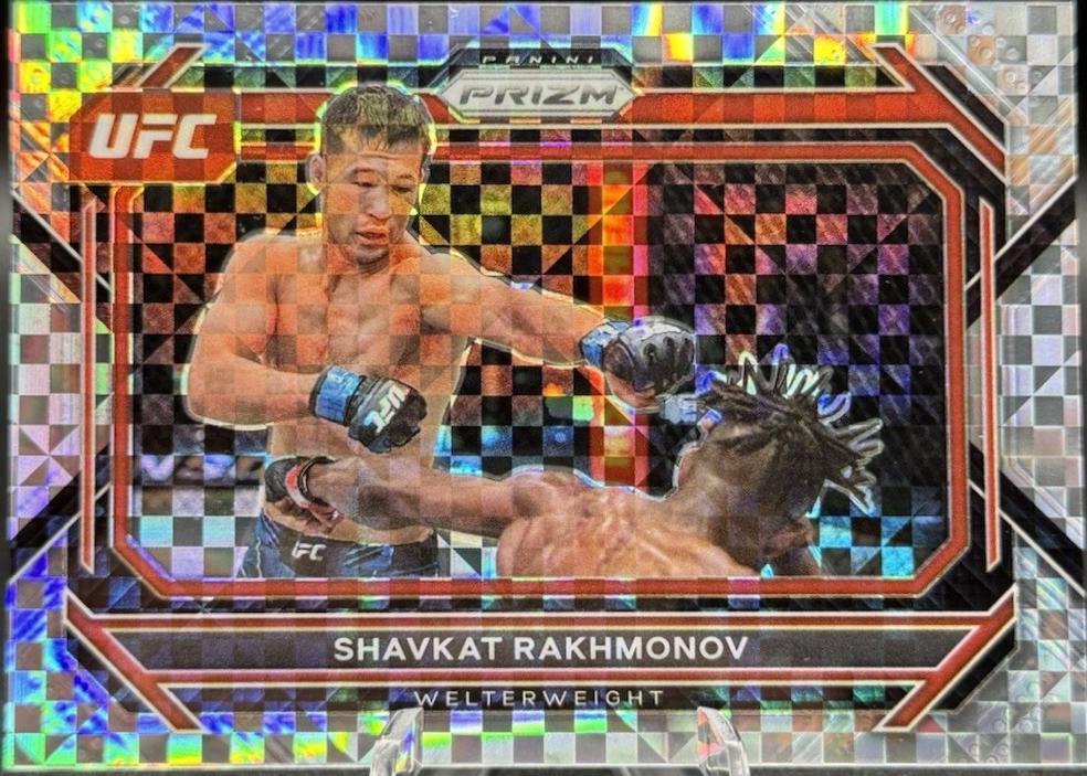 Shavkat Rakhmonov 2023 Panini Prizm UFC Base #81 Lucky Envelopes
