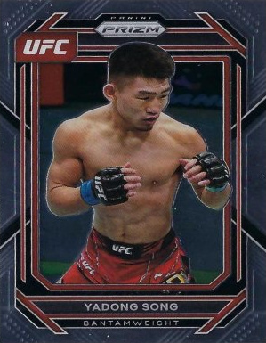 Song Yadong 2023 Panini Prizm UFC Base #186 Black