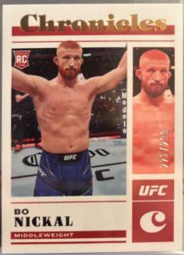 Bo Nickal 2023 Panini Chronicles UFC Base Chronicles #97 Bronze