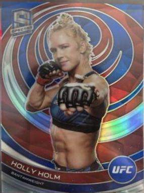Holly Holm 2023 Panini Chronicles UFC Base Spectra #394 Blue