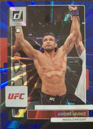 Andre Muniz 2023 Panini Donruss UFC Base #166 Blue Laser