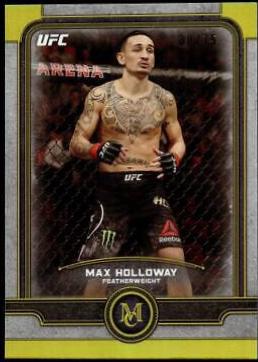 Max Holloway 2019 Topps UFC Museum Collection Base #7 Gold