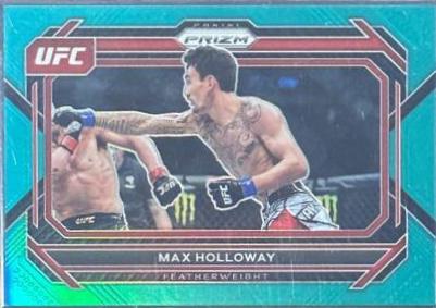 Max Holloway 2023 Panini Prizm UFC Base #67 Teal