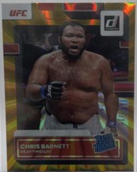Chris Barnett 2023 Panini Donruss UFC Base #213 Gold Laser