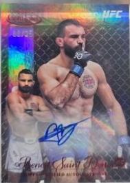 Benoit Saint Denis 2024 Topps Gold Label UFC Gold Label Autographs #GLA-BSD Red