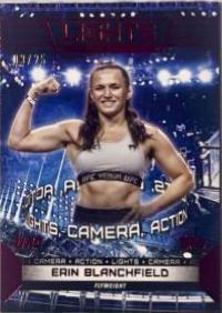 Erin Blanchfield 2024 Topps Knockout UFC Lights (Lights, Camera, Action) #LTS-13 Red