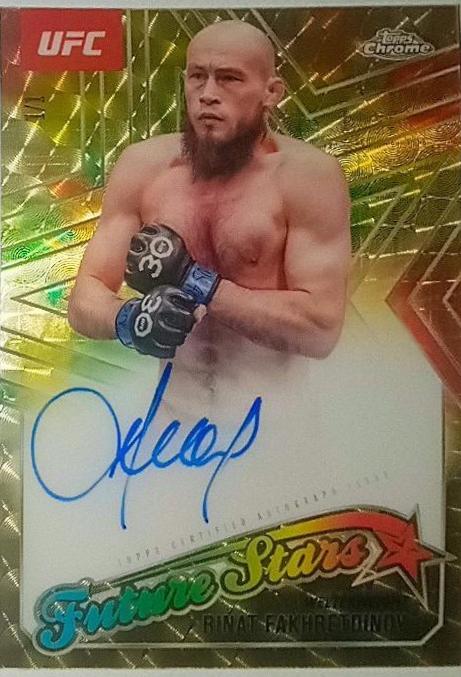 Rinat Fakhretdinov 2025 Topps Chrome UFC Future Stars Autographs #FSA-RF Superfractor