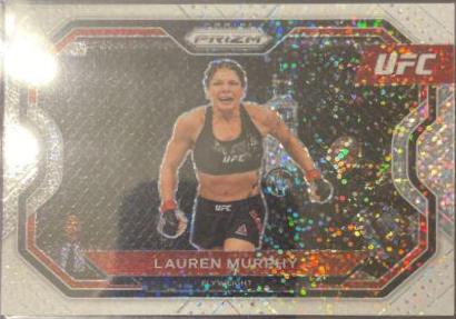Lauren Murphy 2021 Panini Prizm UFC Base #191 White Sparkle