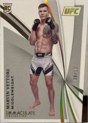 Marvin Vettori 2021 Panini Immaculate UFC Base #37 Platinum