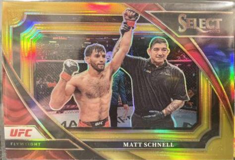 Matt Schnell 2023 Panini Select UFC Mezzanine #318 Gold
