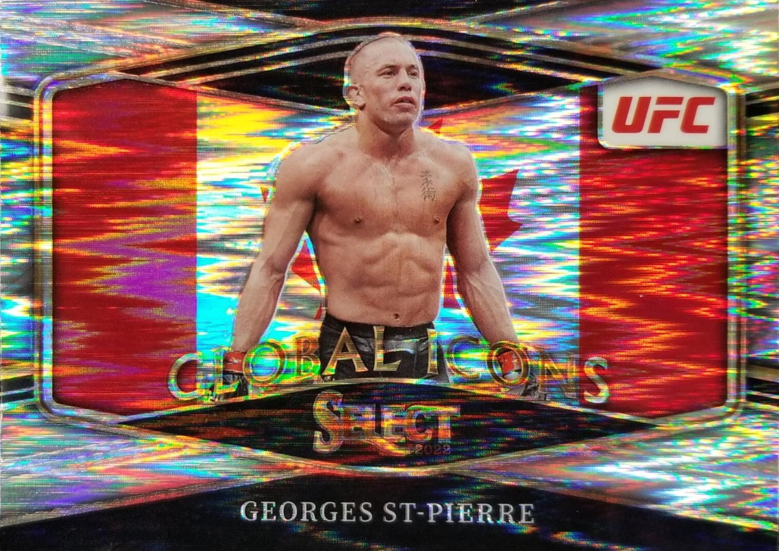 Georges St-Pierre 2022 Panini Select UFC Global Icons #30 Flash