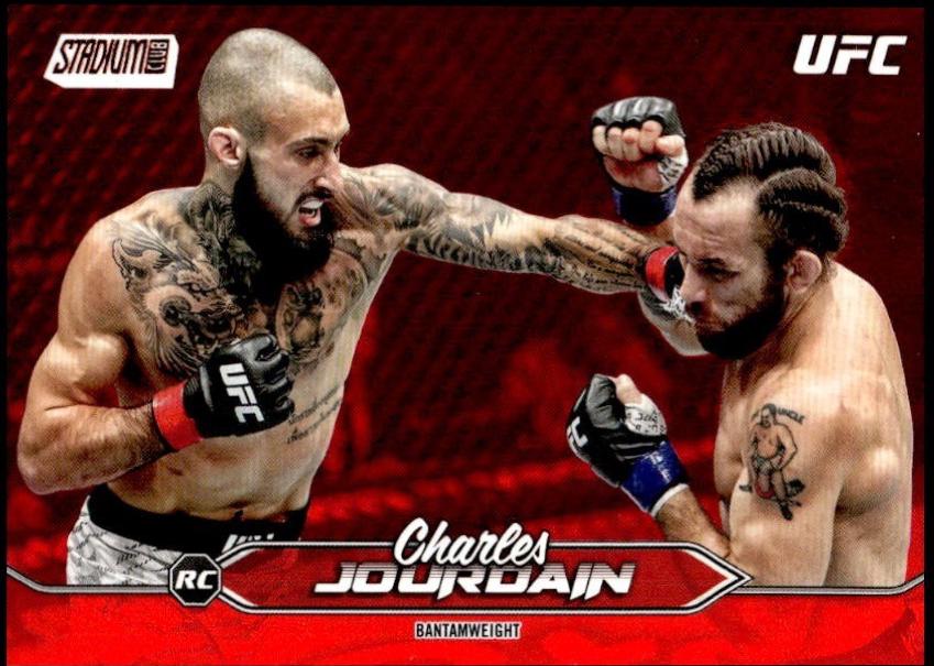 Charles Jourdain 2025 Topps Stadium Club UFC Base #136 Red