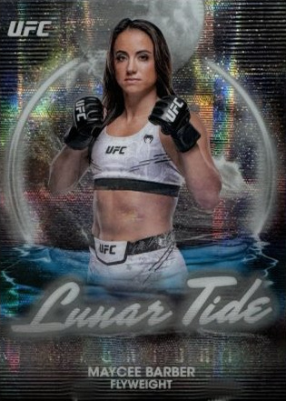 Maycee Barber 2025 Topps Midnight UFC Lunar Tide #LT-2 Black Light