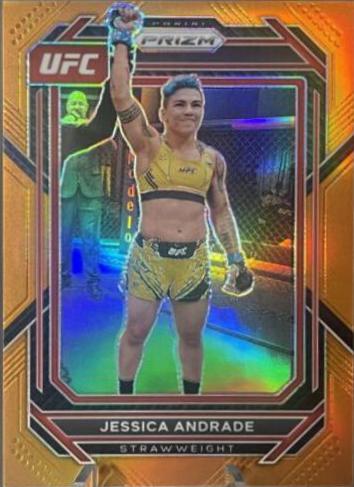 Jessica Andrade 2023 Panini Prizm UFC Base #149 Orange