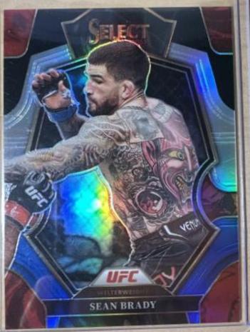 Sean Woodson 2023 Panini Select UFC Concourse #23 Black Blue