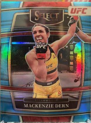 Mackenzie Dern 2022 Panini Select UFC Concourse #10 Light Blue