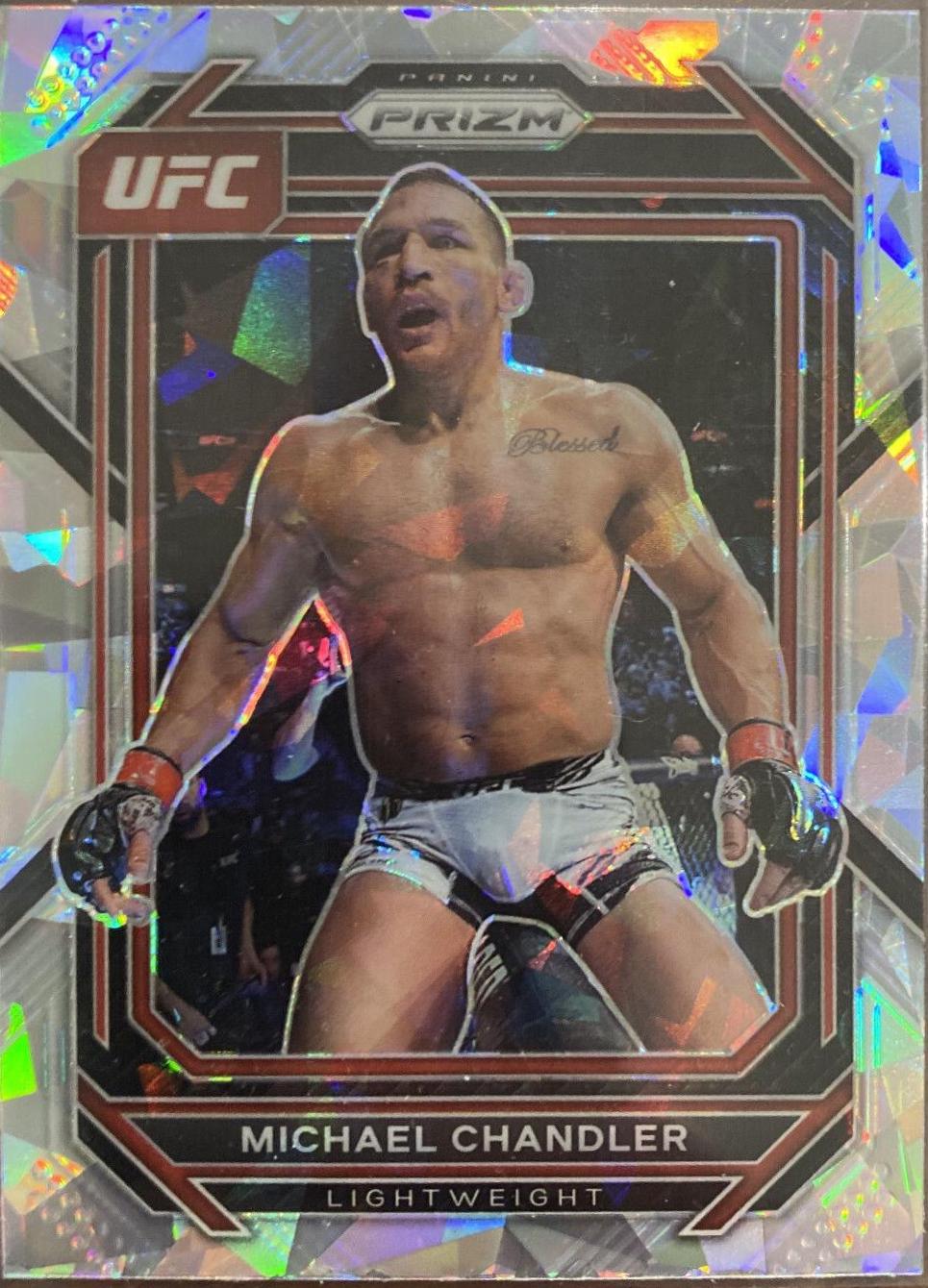 Michael Chandler 2023 Panini Prizm UFC Base #182 Ice