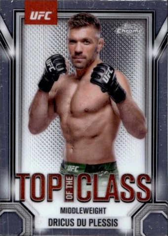 Dricus Du Plessis 2025 Topps Chrome UFC Top of the Class #TTC-15 Refractor