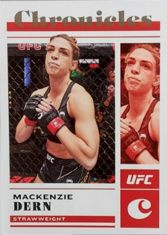 Mackenzie Dern 2023 Panini Chronicles UFC Base Chronicles #10 Gold
