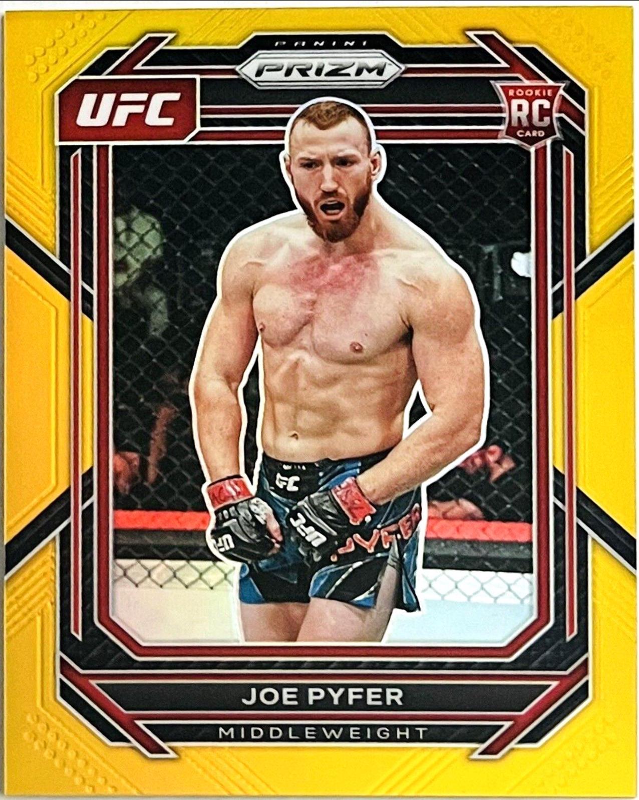Joe Pyfer 2023 Panini Prizm UFC Base #159 Gold