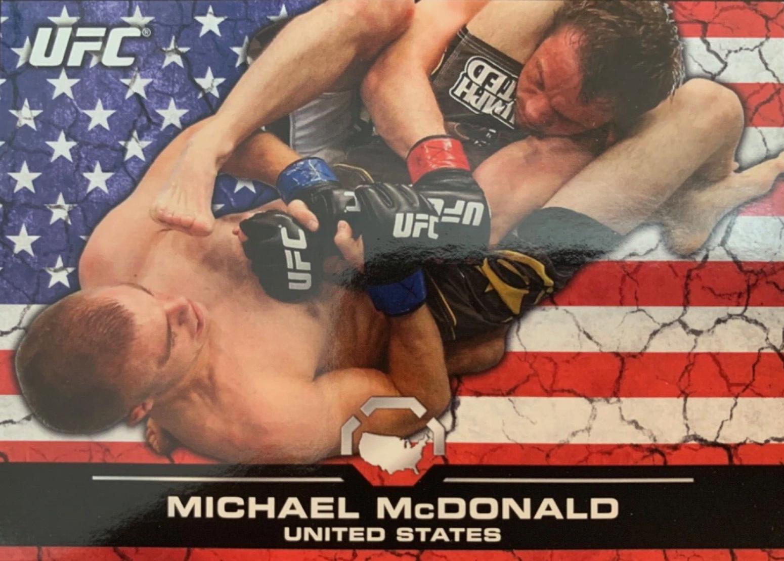 Michael McDonald 2013 Topps UFC Bloodlines Base #35 Flag