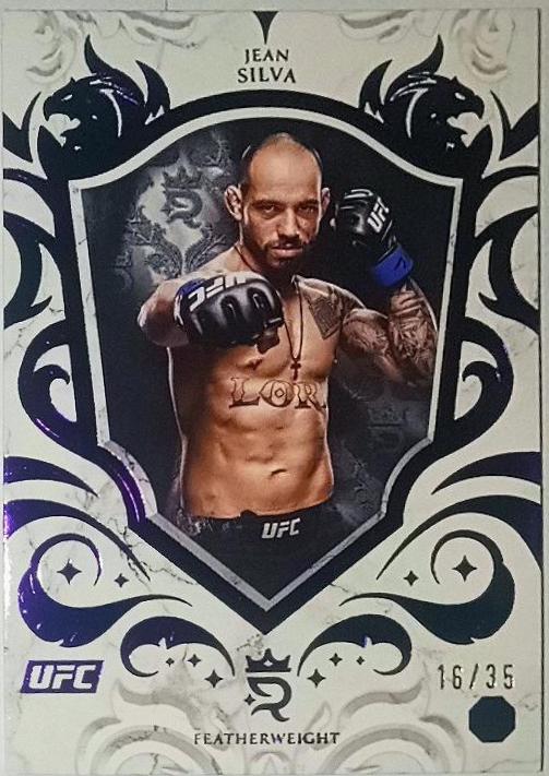 Jean Silva 2025 Topps Royalty UFC Base #82 Purple