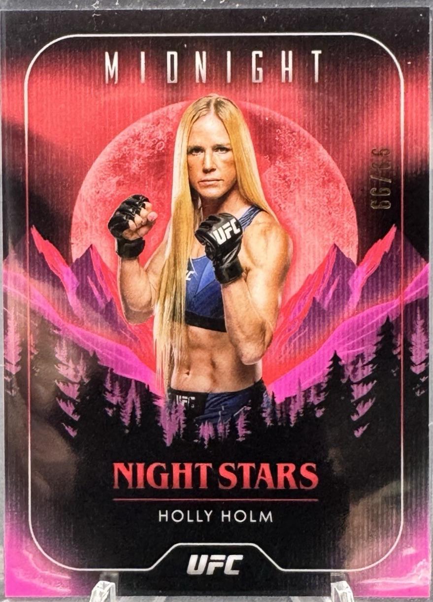 Holly Holm 2024 Topps Midnight UFC Night Stars #NS-18 Twilight