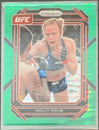 Holly Holm 2023 Panini Prizm UFC Base #157 Green Pulsar