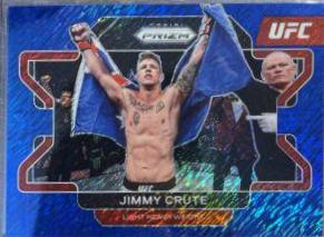 Jimmy Crute 2022 Panini Prizm UFC Base #73 Blue Shimmer