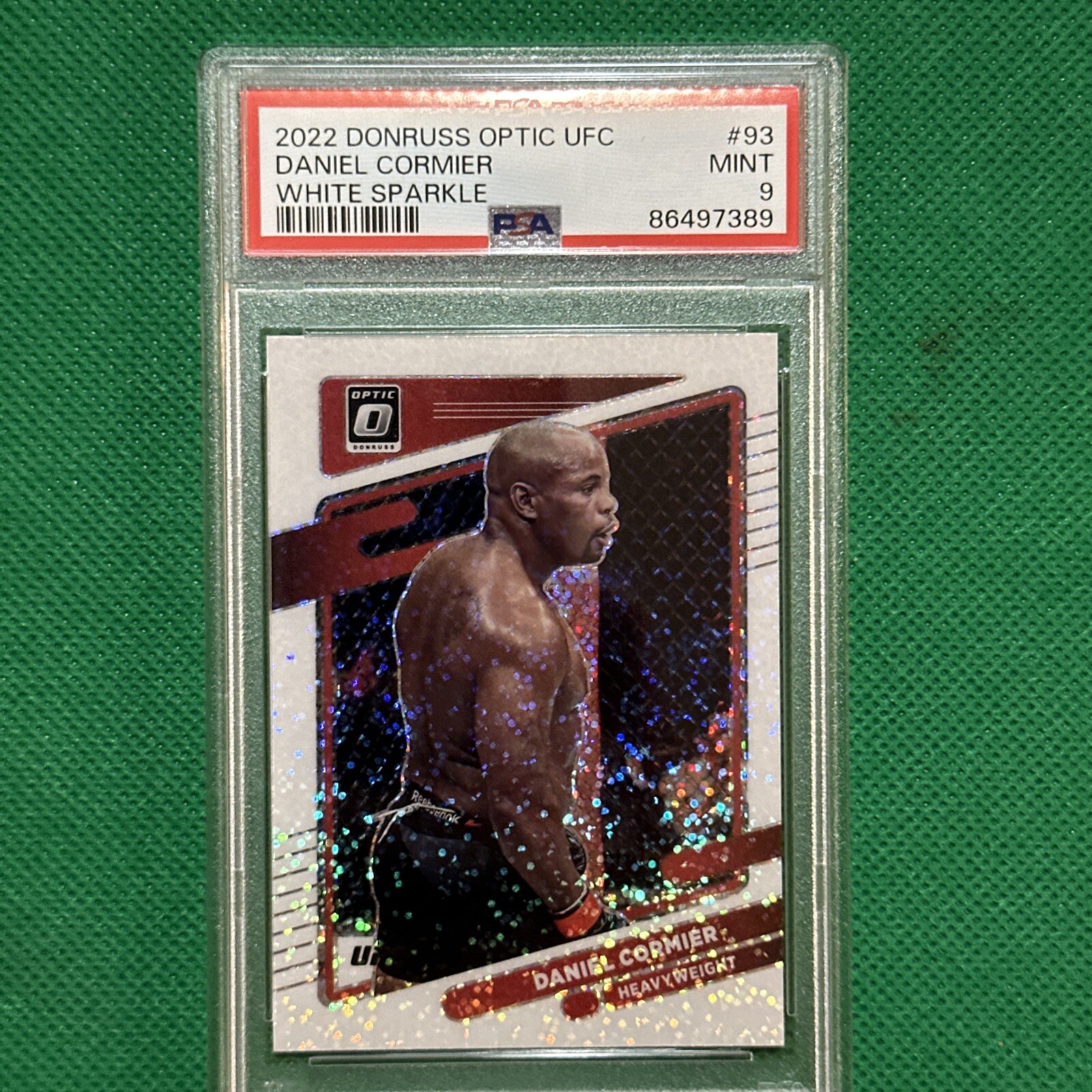 Daniel Cormier 2022 Panini Donruss Optic UFC Base #93 White Sparkle