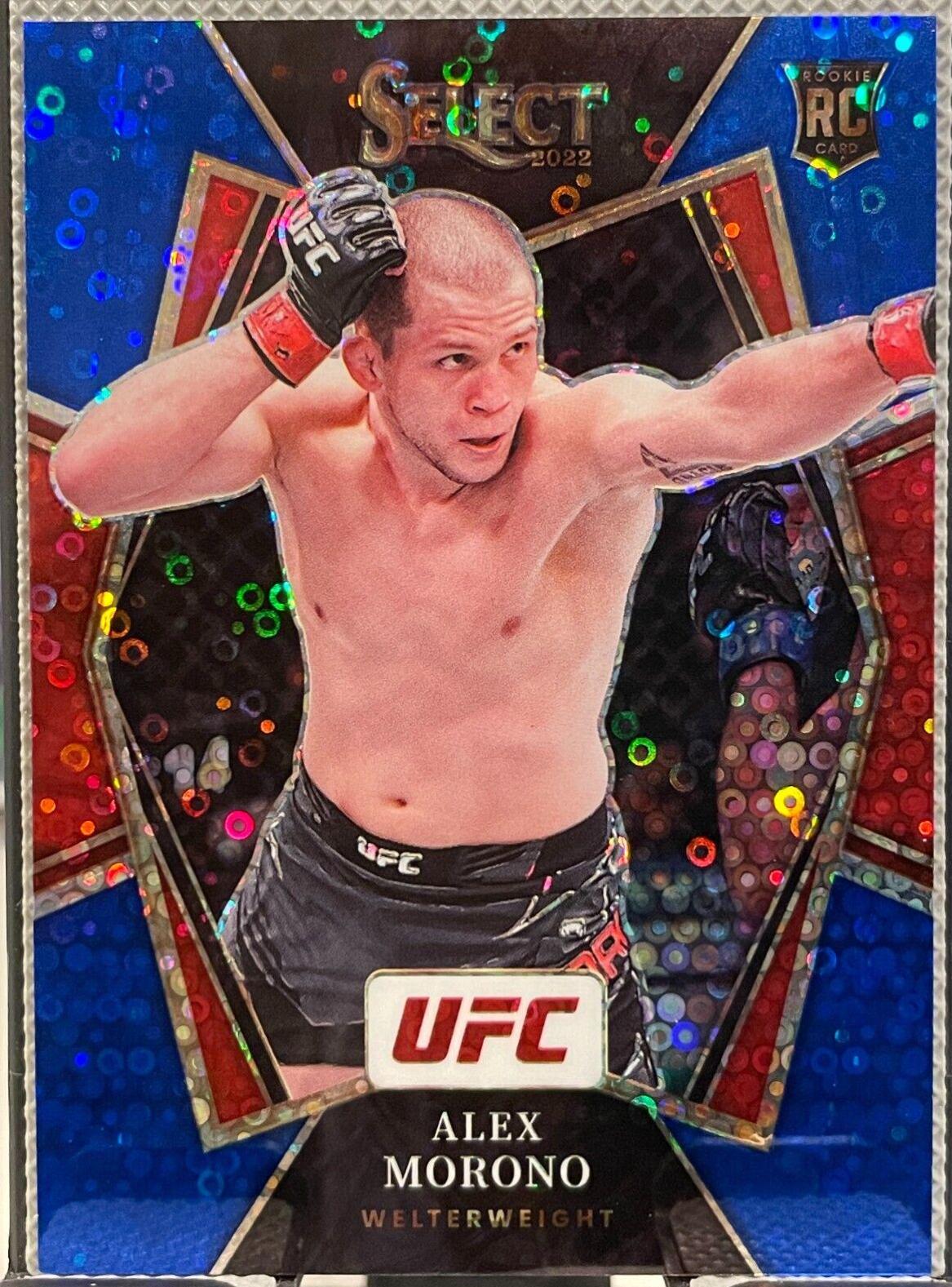 Alex Morono 2022 Panini Select UFC Premier Level #200 Blue Disco