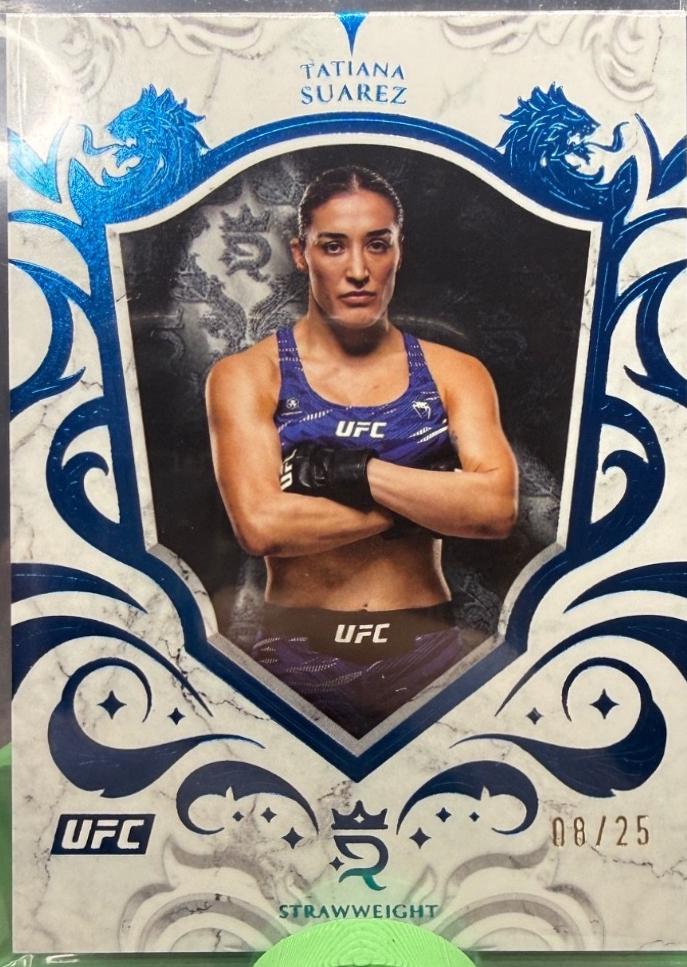 Tatiana Suarez 2025 Topps Royalty UFC Base #14 Blue