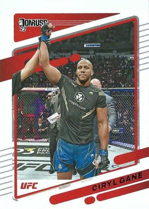 Ciryl Gane 2022 Panini Donruss UFC Base #95 Pink
