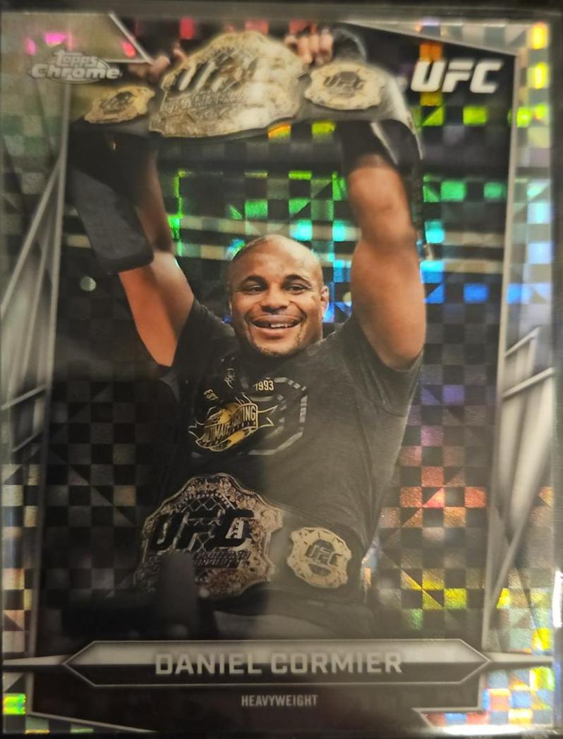 Daniel Cormier 2026 Topps Chrome UFC Base #8 X-fractor