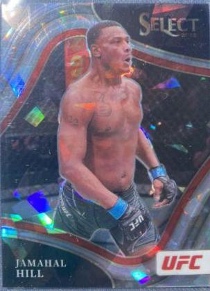 Jamahal Hill 2022 Panini Select UFC Octagonside #298 Cracked Ice