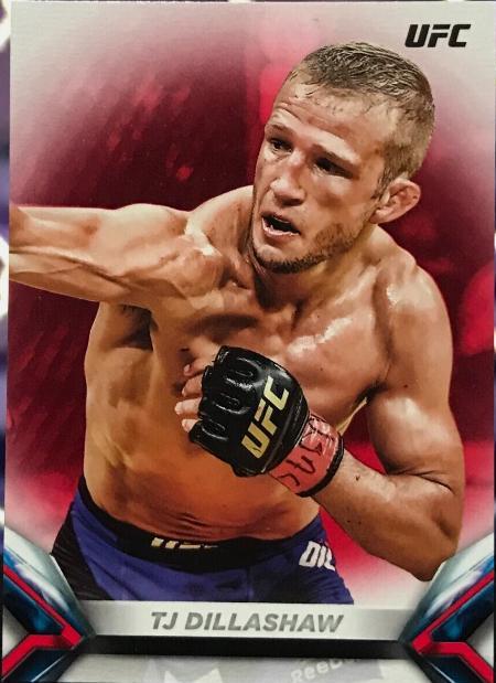 TJ Dillashaw 2018 Topps UFC Knockout Base #44 Red
